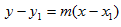 Point_Slope_formula